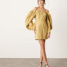 Vestido mini bardot estructurado ASOS EDITION en color miel