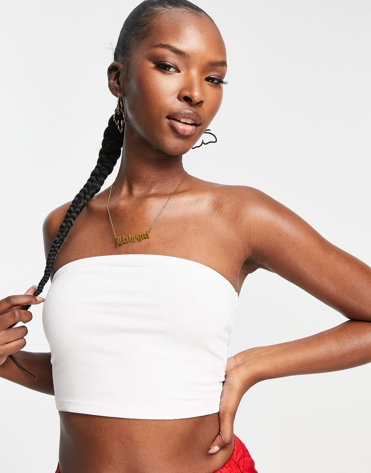 ASYOU bandeau top in white - ASOS Sample Sale EU Store