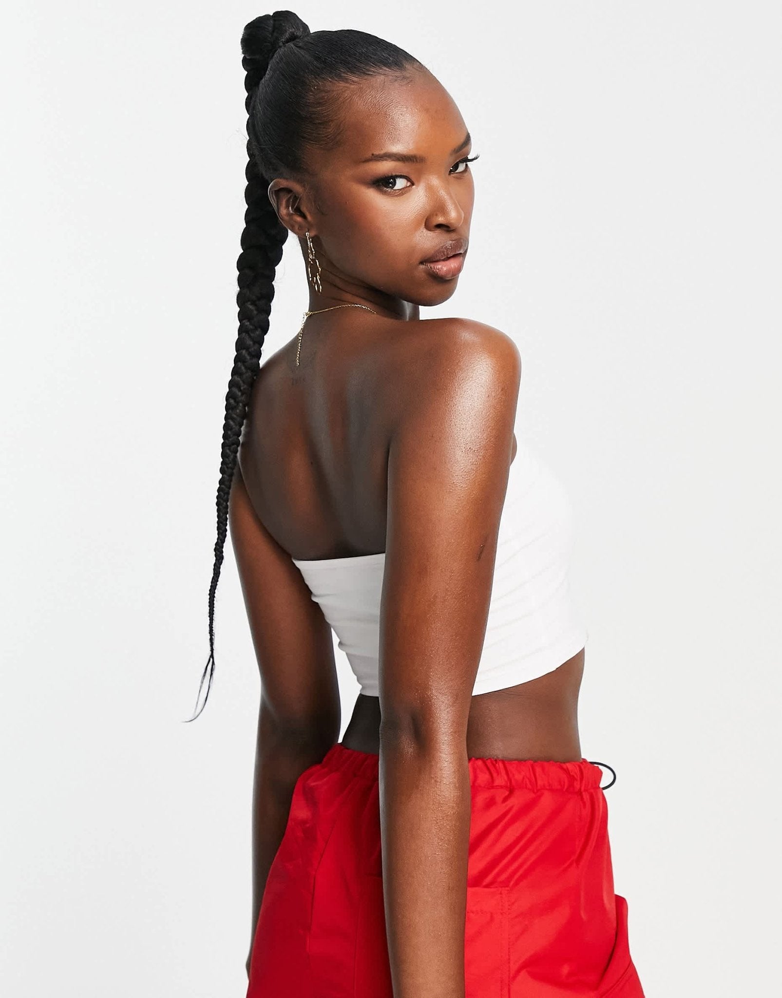 ASYOU bandeau top in white - ASOS Sample Sale EU Store