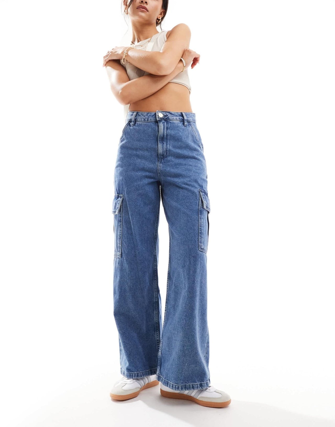 Barbour International cargo jeans in mid wash - ASOS Sample Sale EU Store
