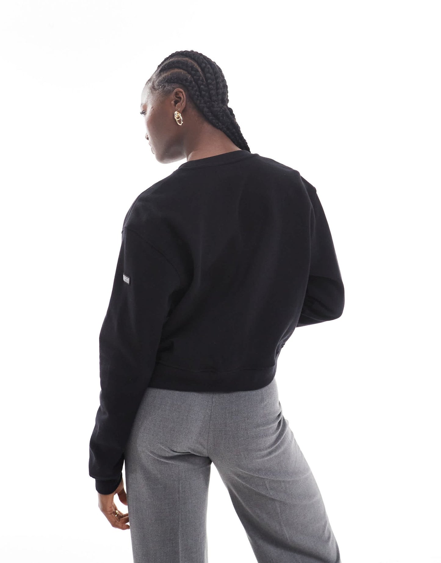 Barbour International Della sweat bomber jacket in black - ASOS Sample Sale EU Store