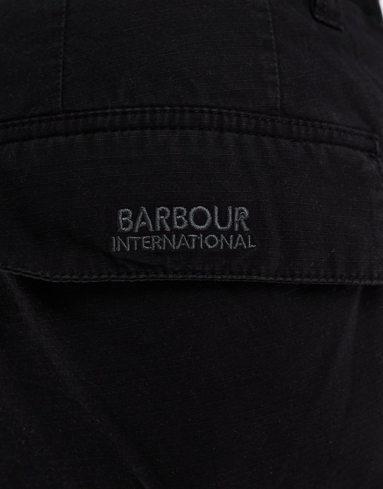 Barbour International Fletcher cargo trousers in black - ASOS Sample Sale EU Store