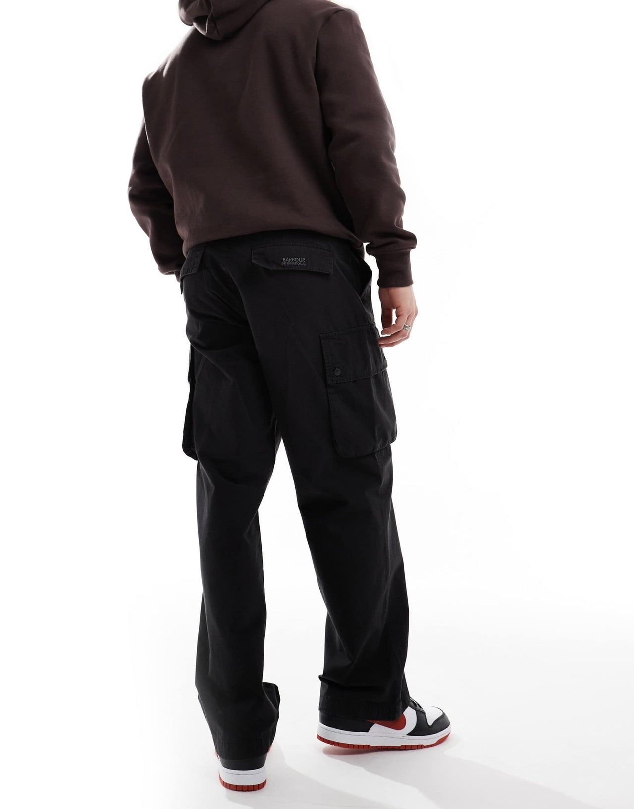 Barbour International Fletcher cargo trousers in black - ASOS Sample Sale EU Store