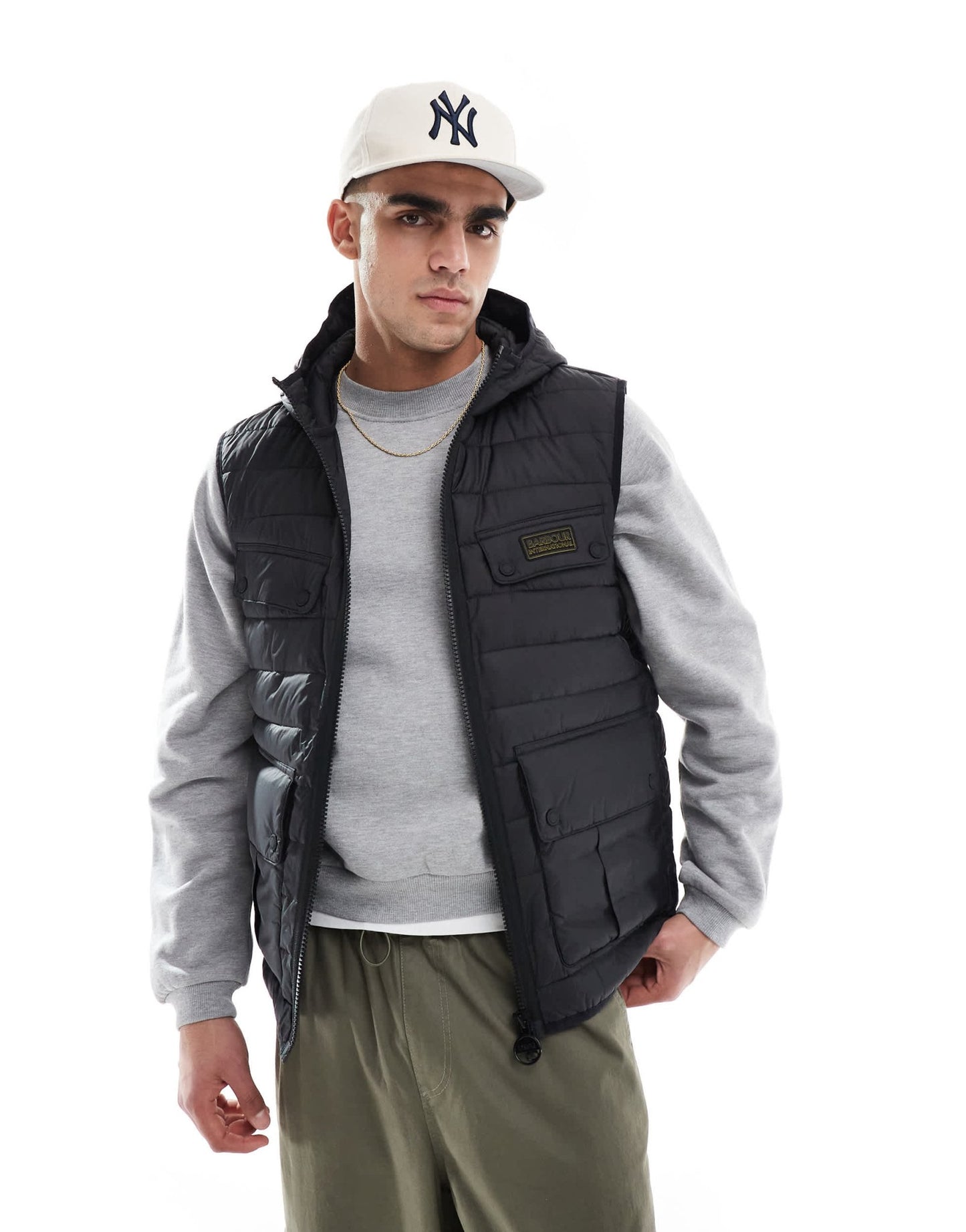 Barbour International Molden puffer gilet in black - BLACK - ASOS Sample Sale EU Store