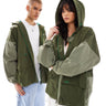 Barbour x ASOS Acoustic unisex showerproof jacket in green