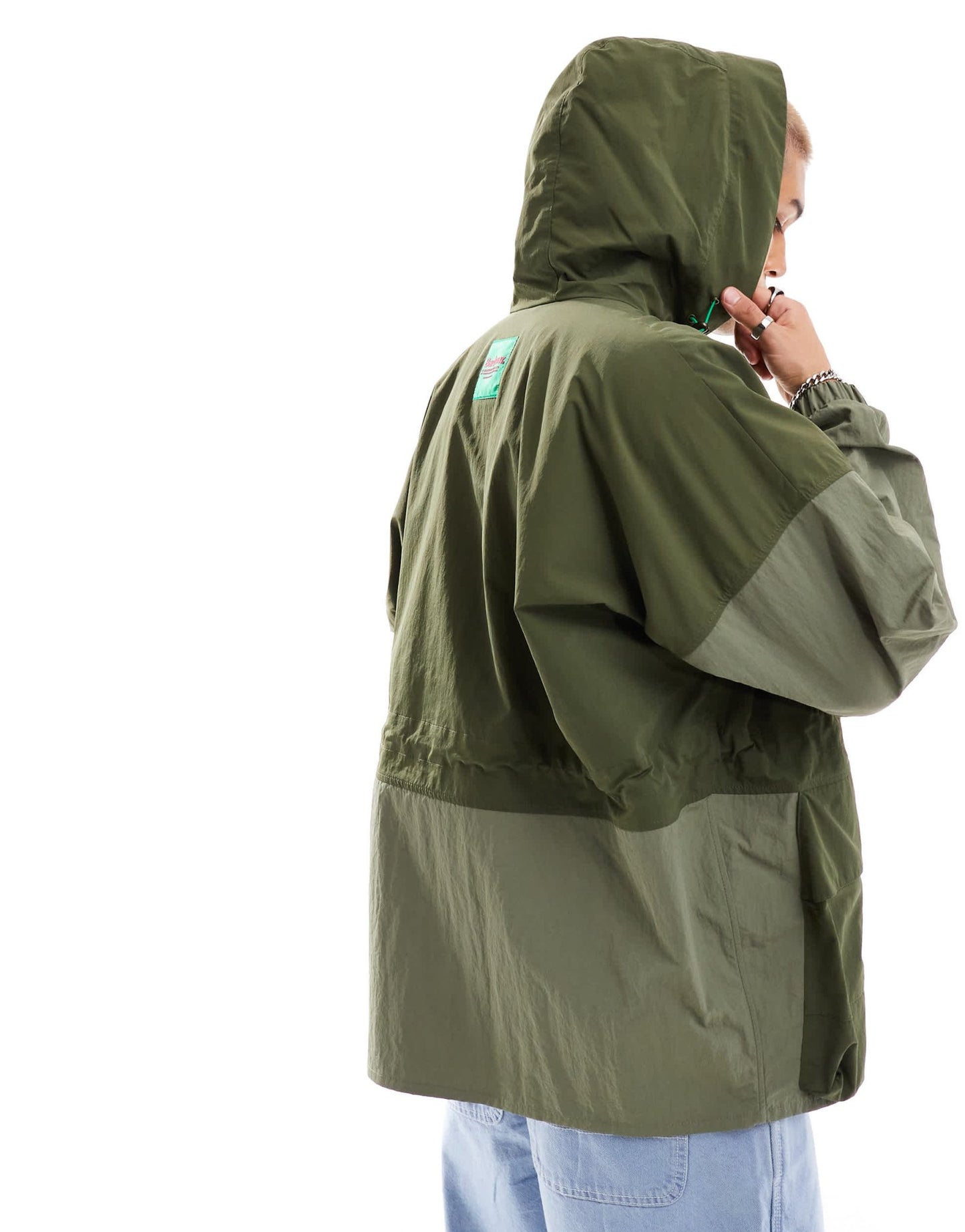 Barbour x ASOS Acoustic unisex showerproof jacket in green - ASOS Sample Sale EU Store