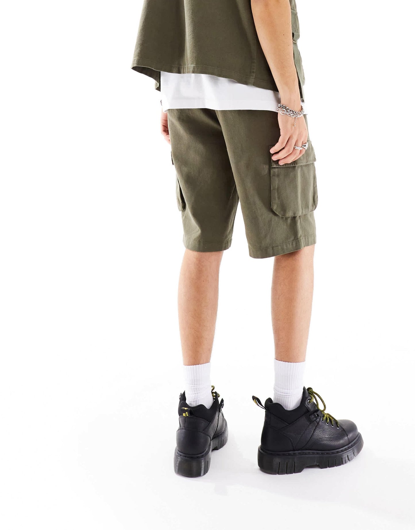 Barbour x ASOS Peel cargo shorts in khaki - ASOS Sample Sale EU Store
