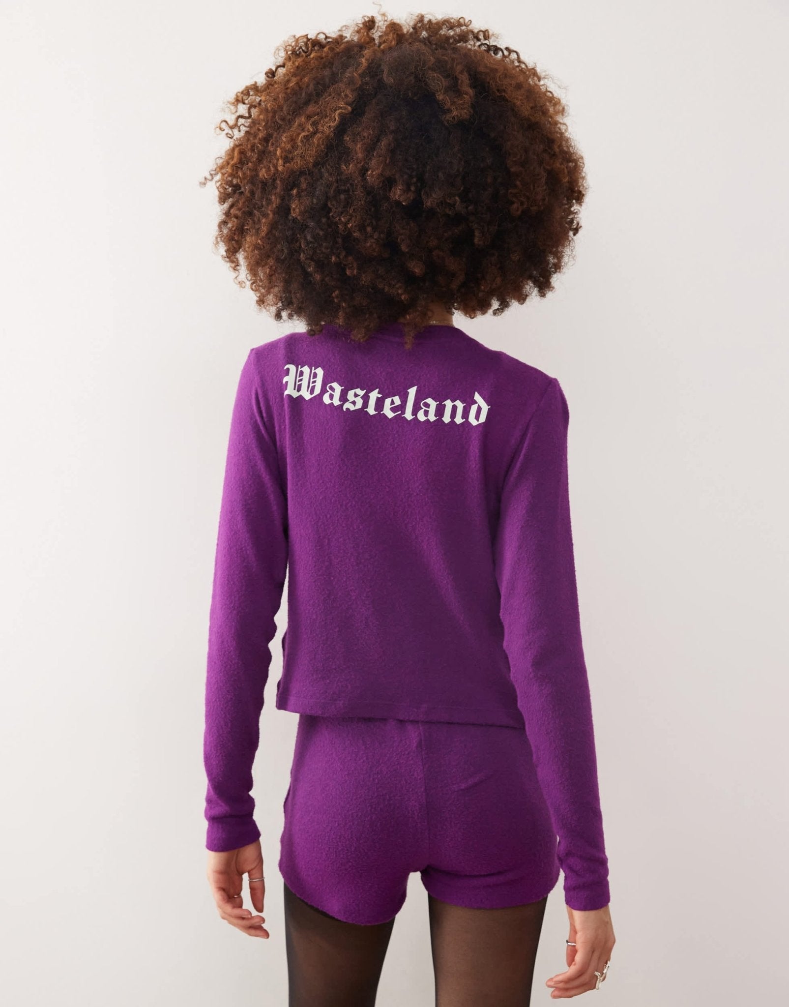 Basic Pleasure Mode cardigan in purple co - ord - ASOS Sample Sale EU Store