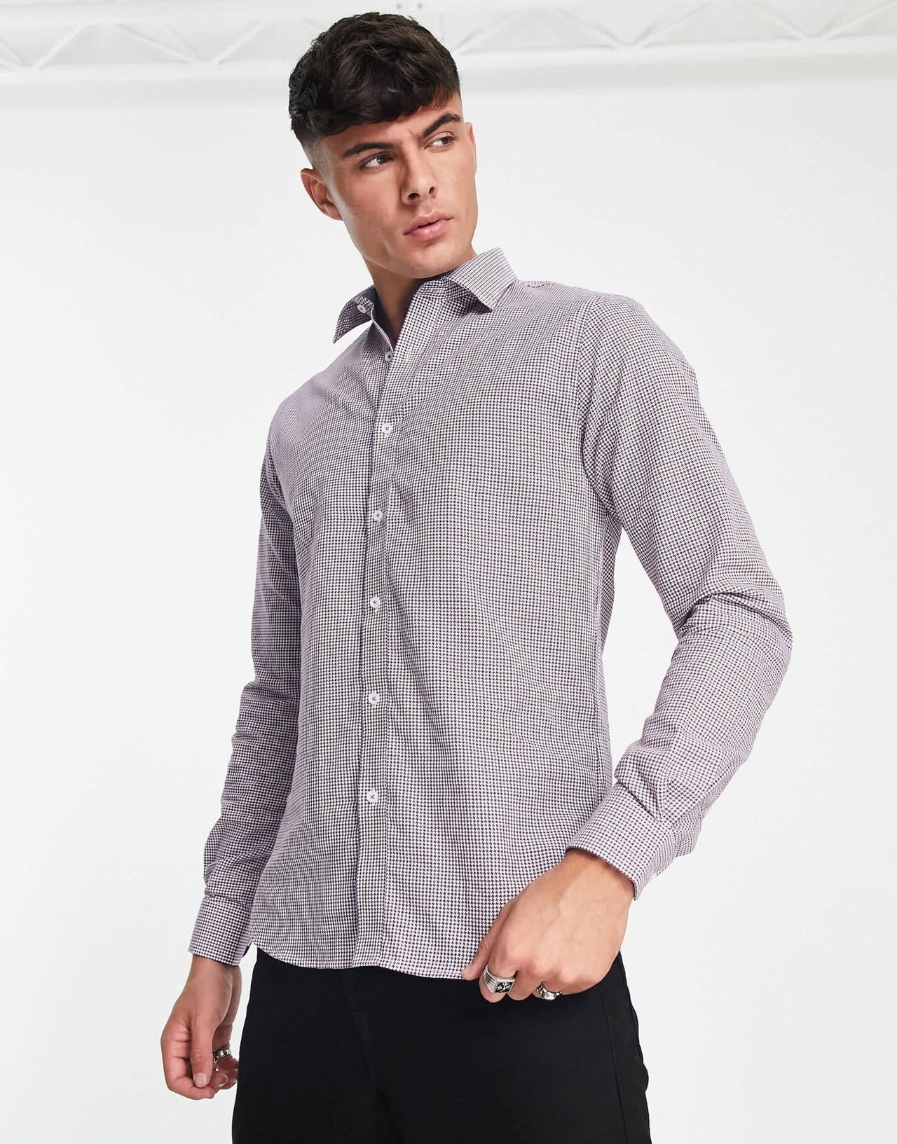 Ben Sherman check print shirt in blue and red - ASOS Sample Sale EU Store