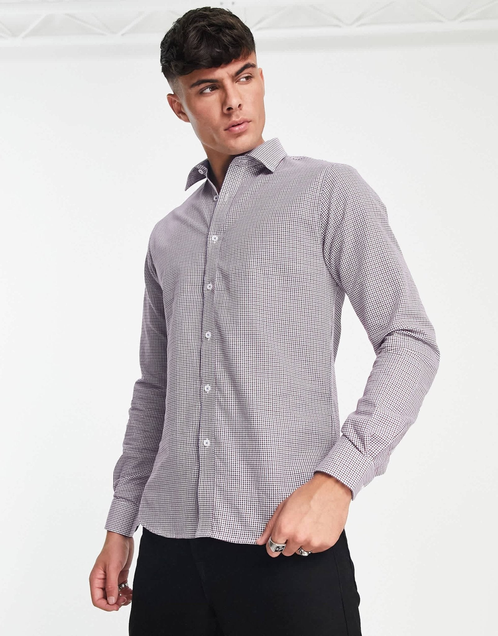 Ben Sherman check print shirt in blue and red - ASOS Sample Sale EU Store