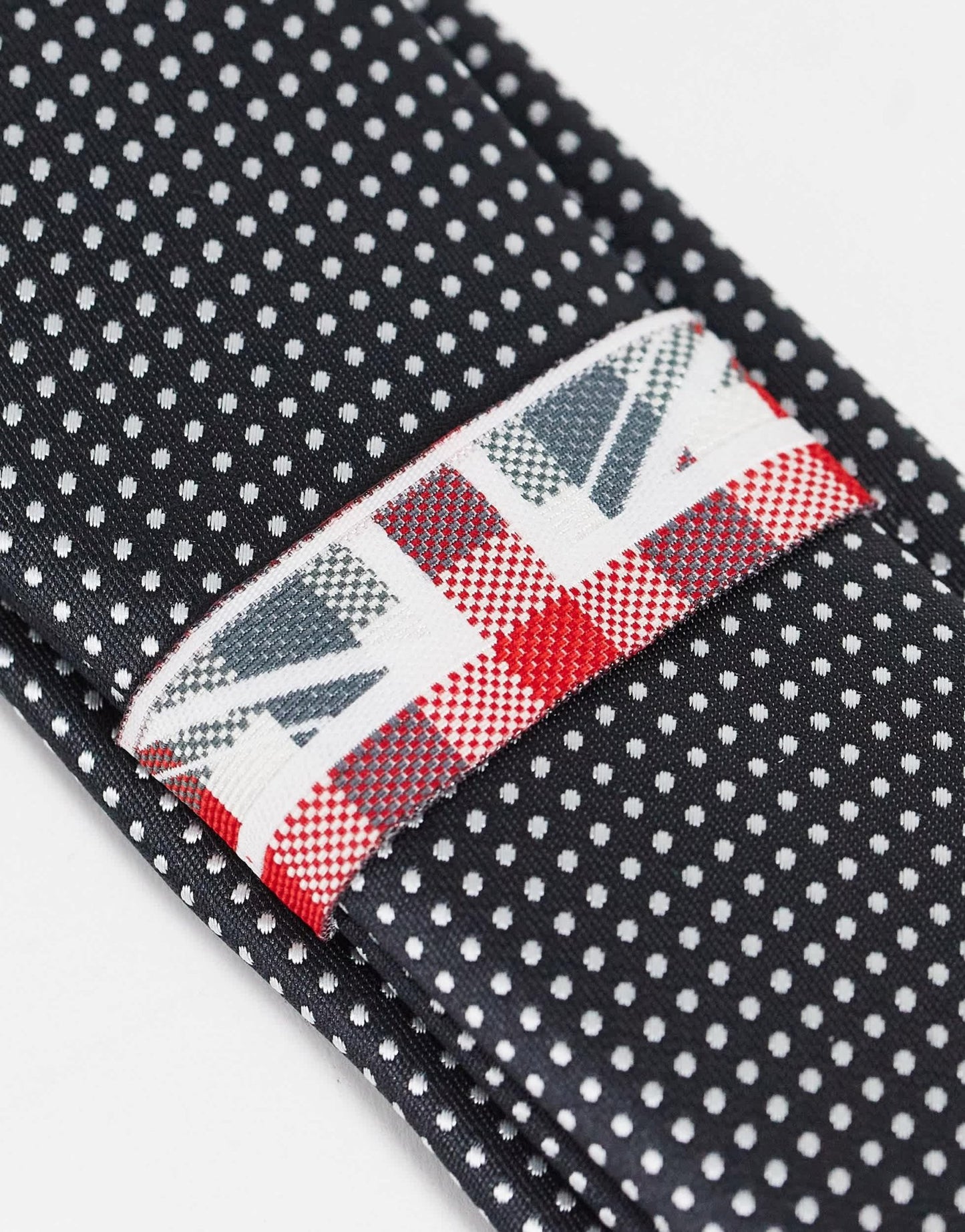Ben Sherman micro dot tie in black - ASOS Sample Sale EU Store