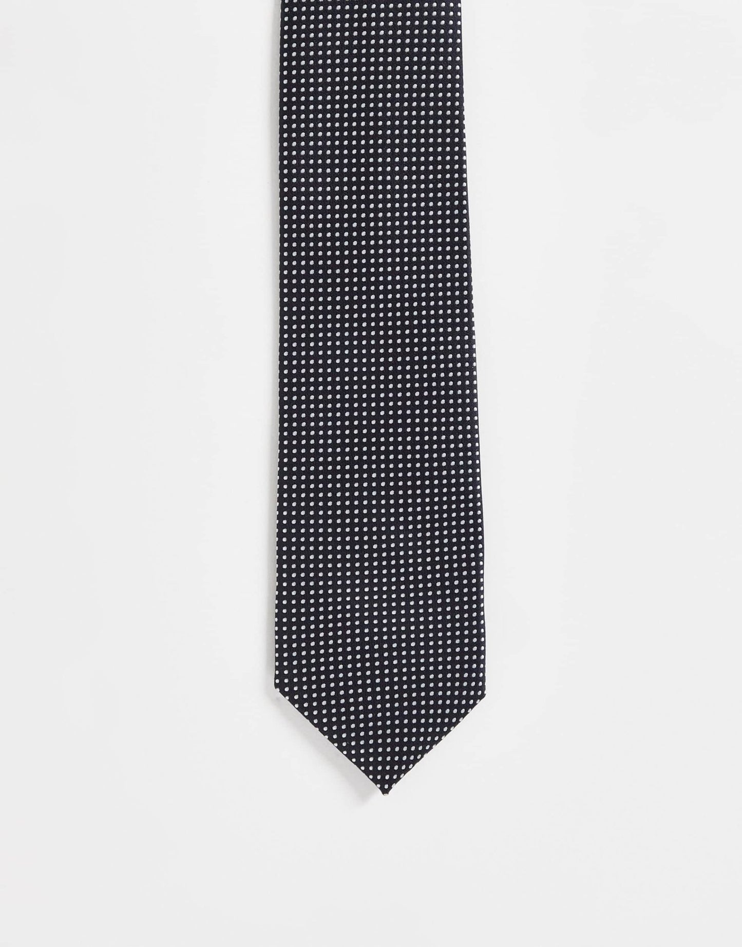 Ben Sherman micro dot tie in black - ASOS Sample Sale EU Store
