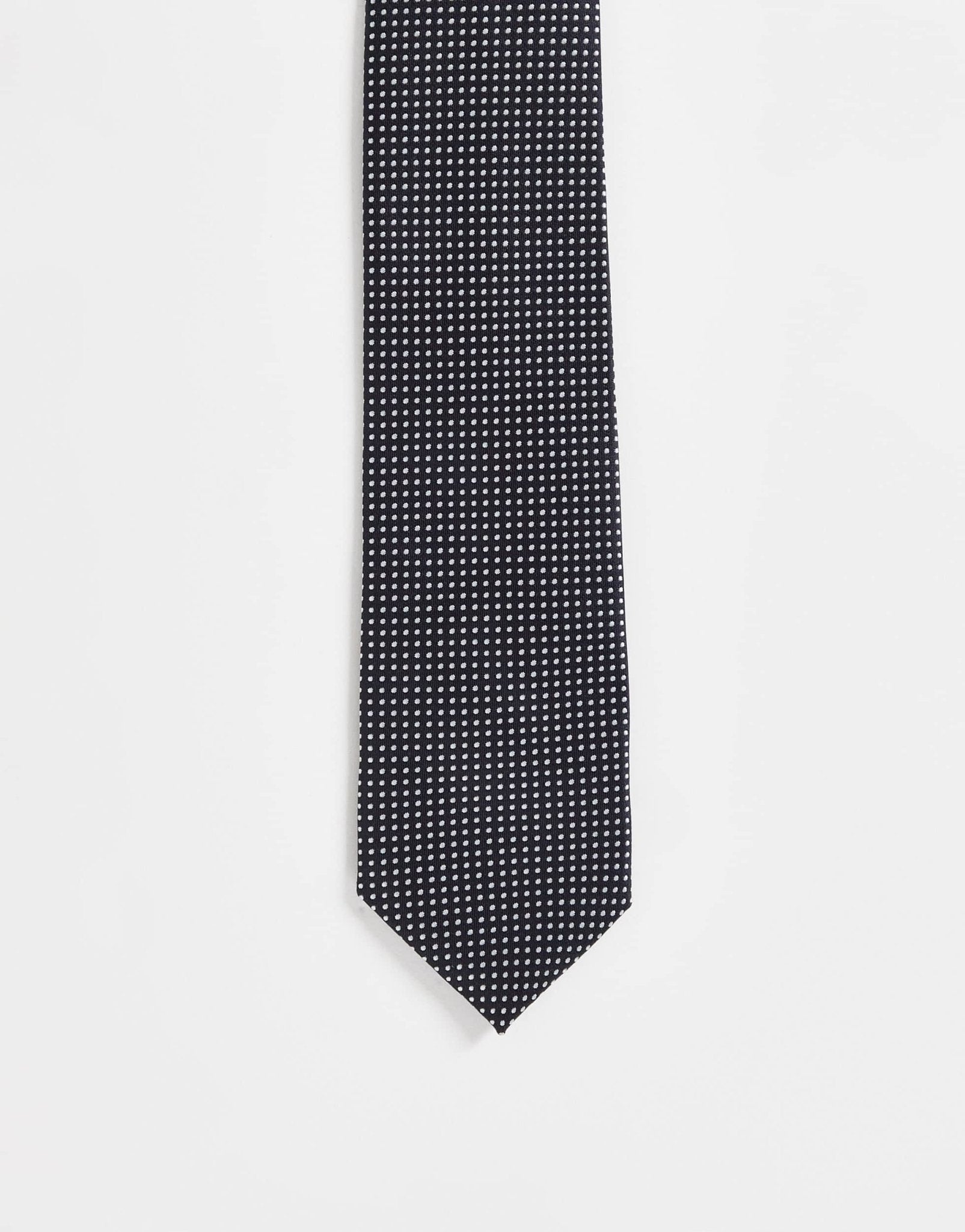 Ben Sherman micro dot tie in black - ASOS Sample Sale EU Store