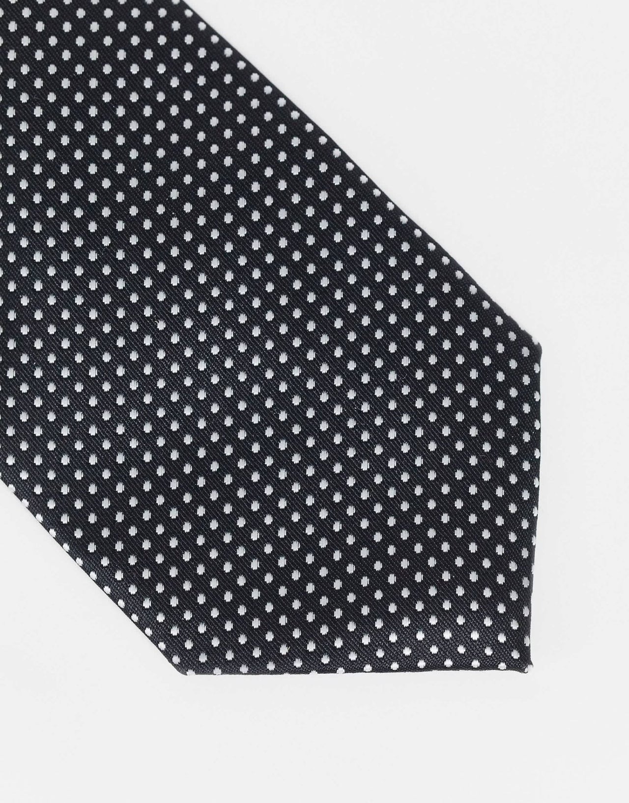 Ben Sherman micro dot tie in black - ASOS Sample Sale EU Store