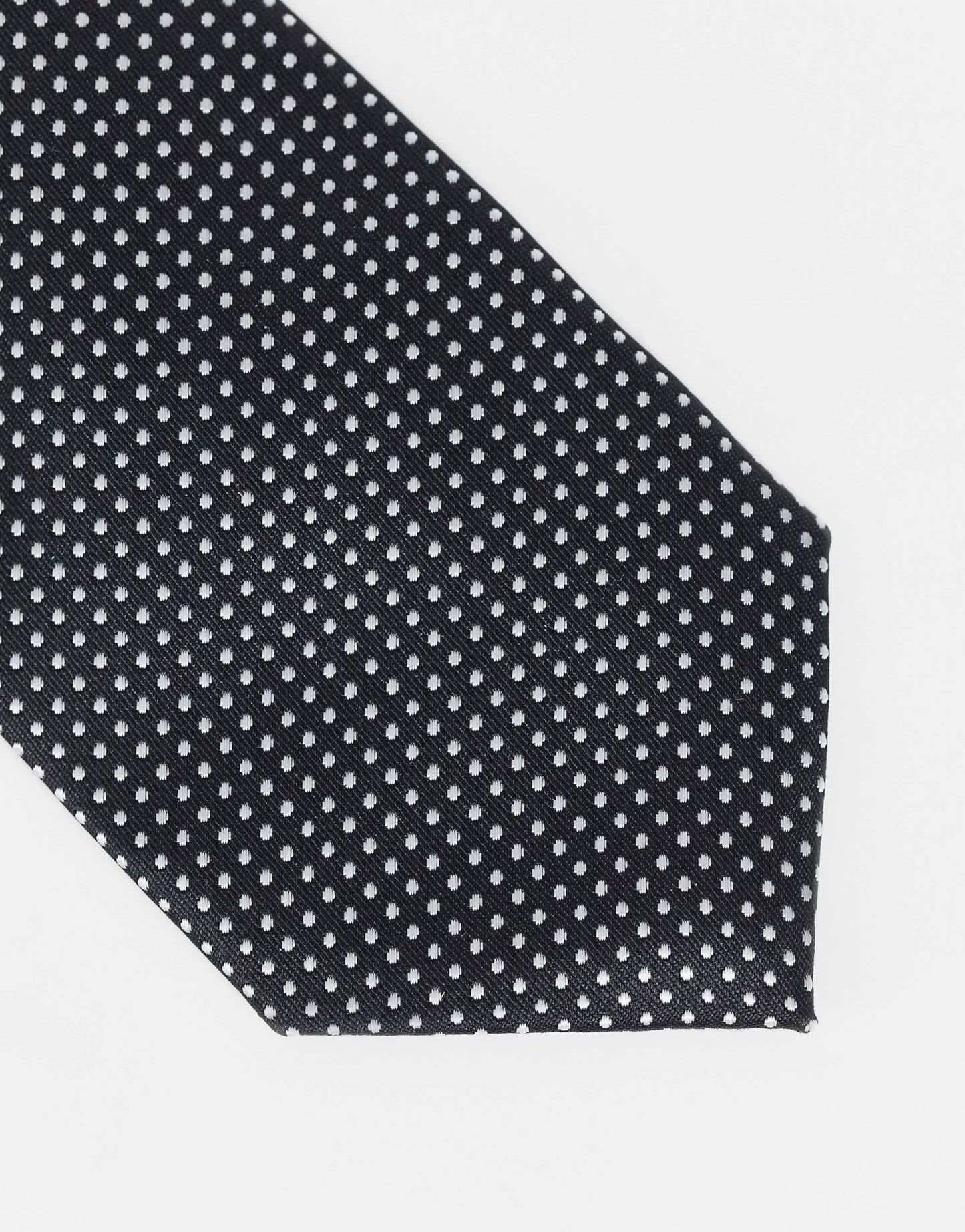 Ben Sherman micro dot tie in black - ASOS Sample Sale EU Store