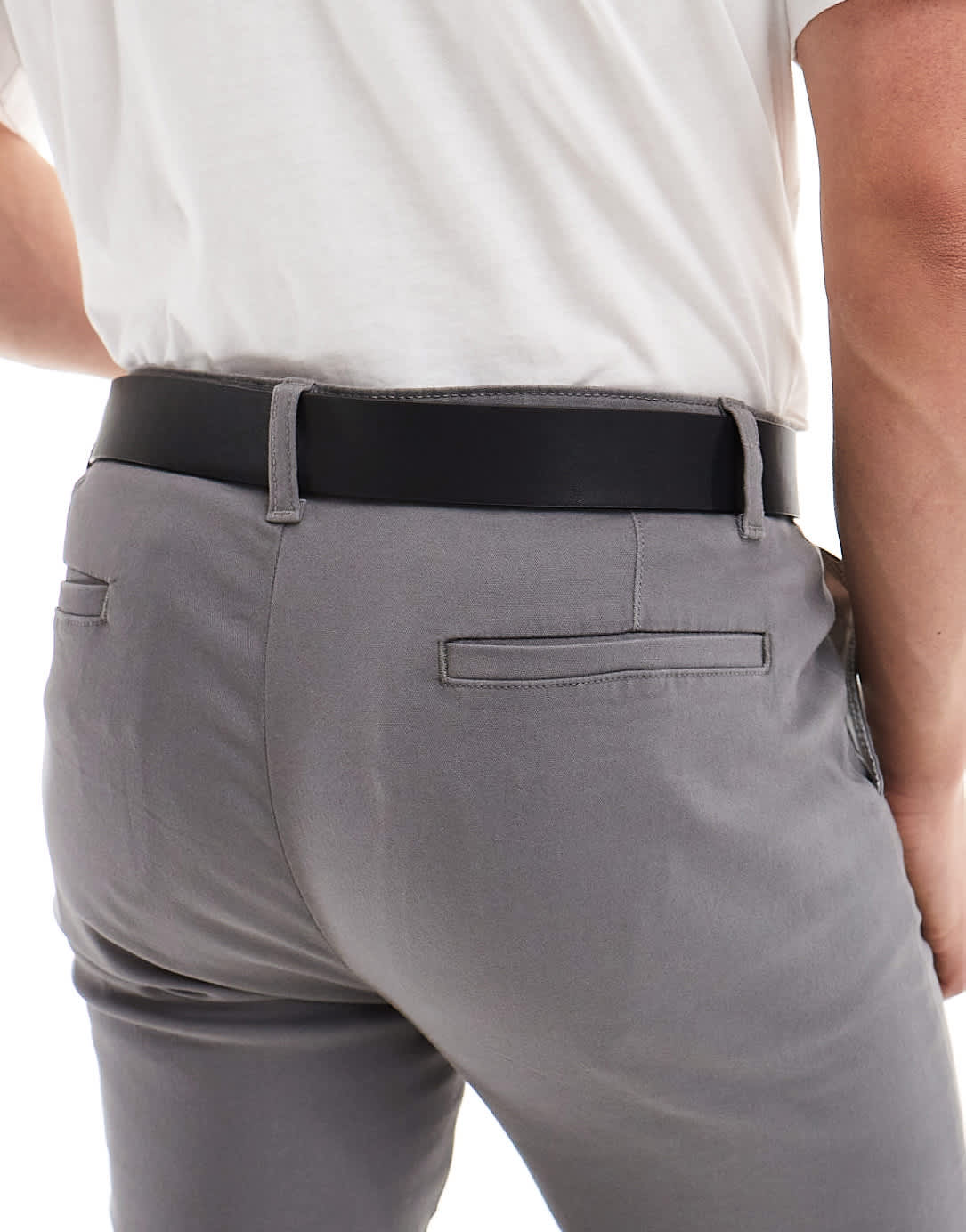 Bershka plain belt in black - ASOS Sample Sale EU Store