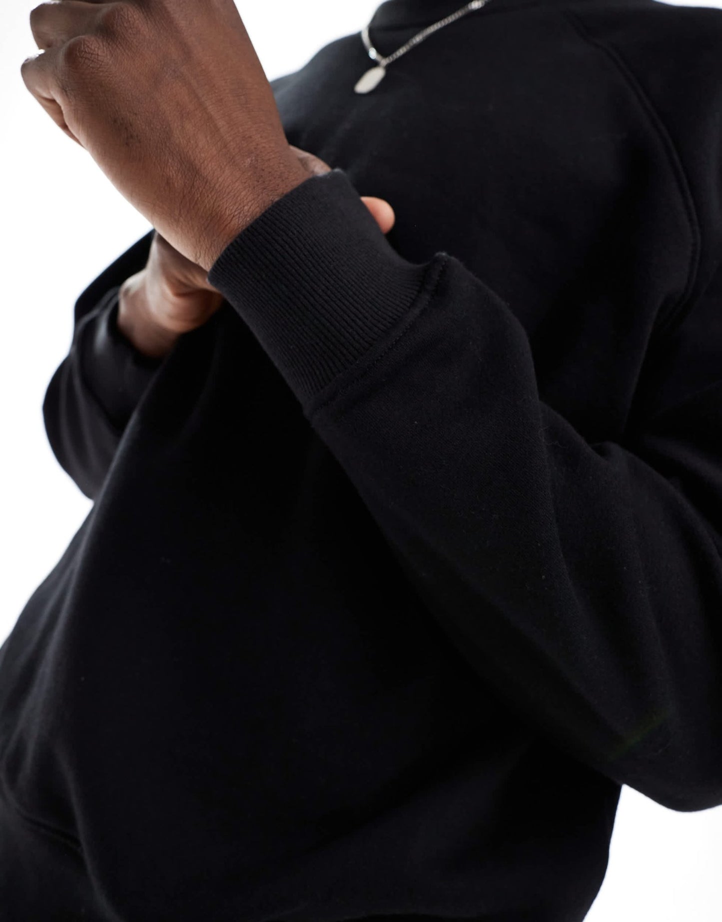 Bershka sweatshirt in black - ASOS Sample Sale EU Store