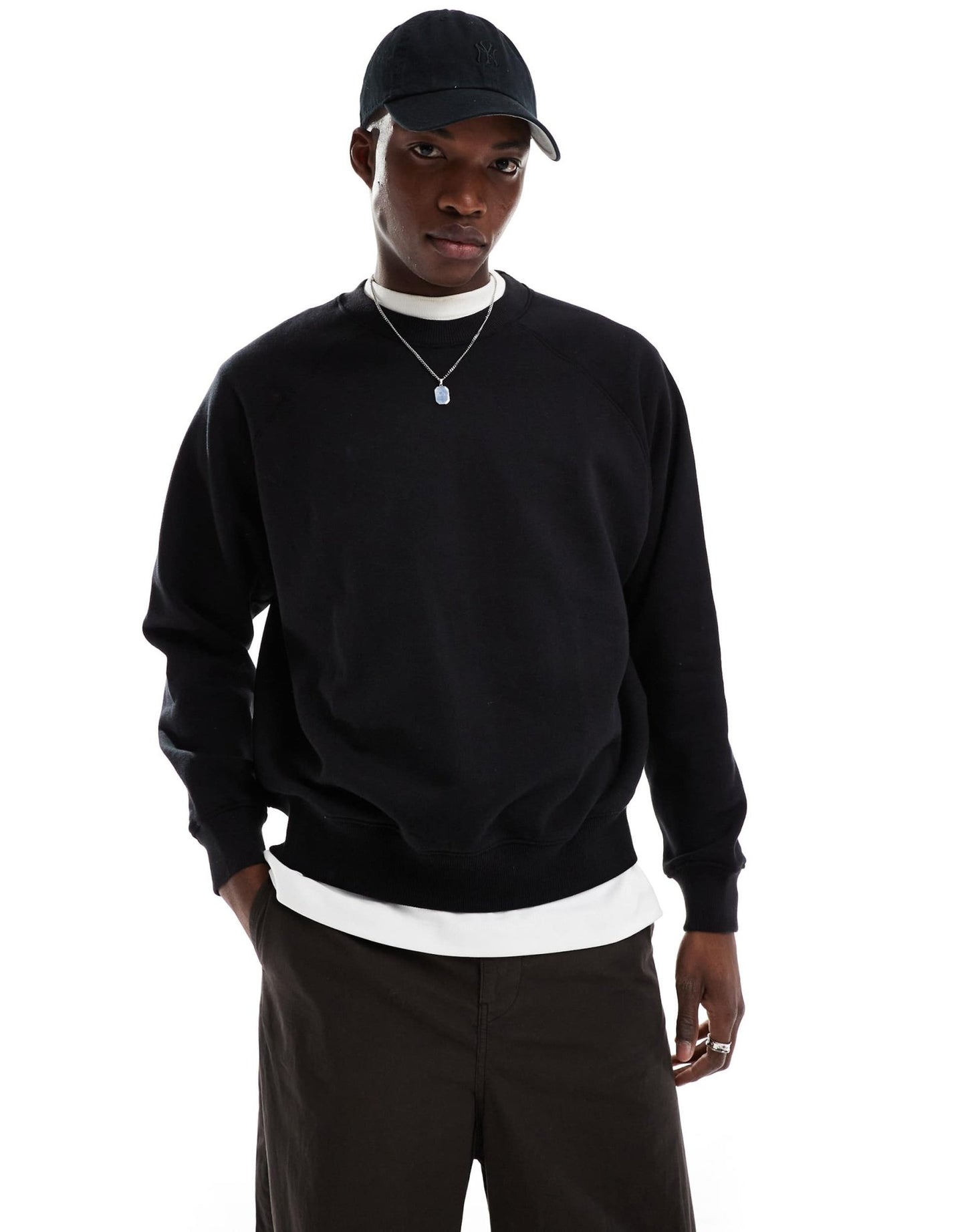 Bershka sweatshirt in black - ASOS Sample Sale EU Store
