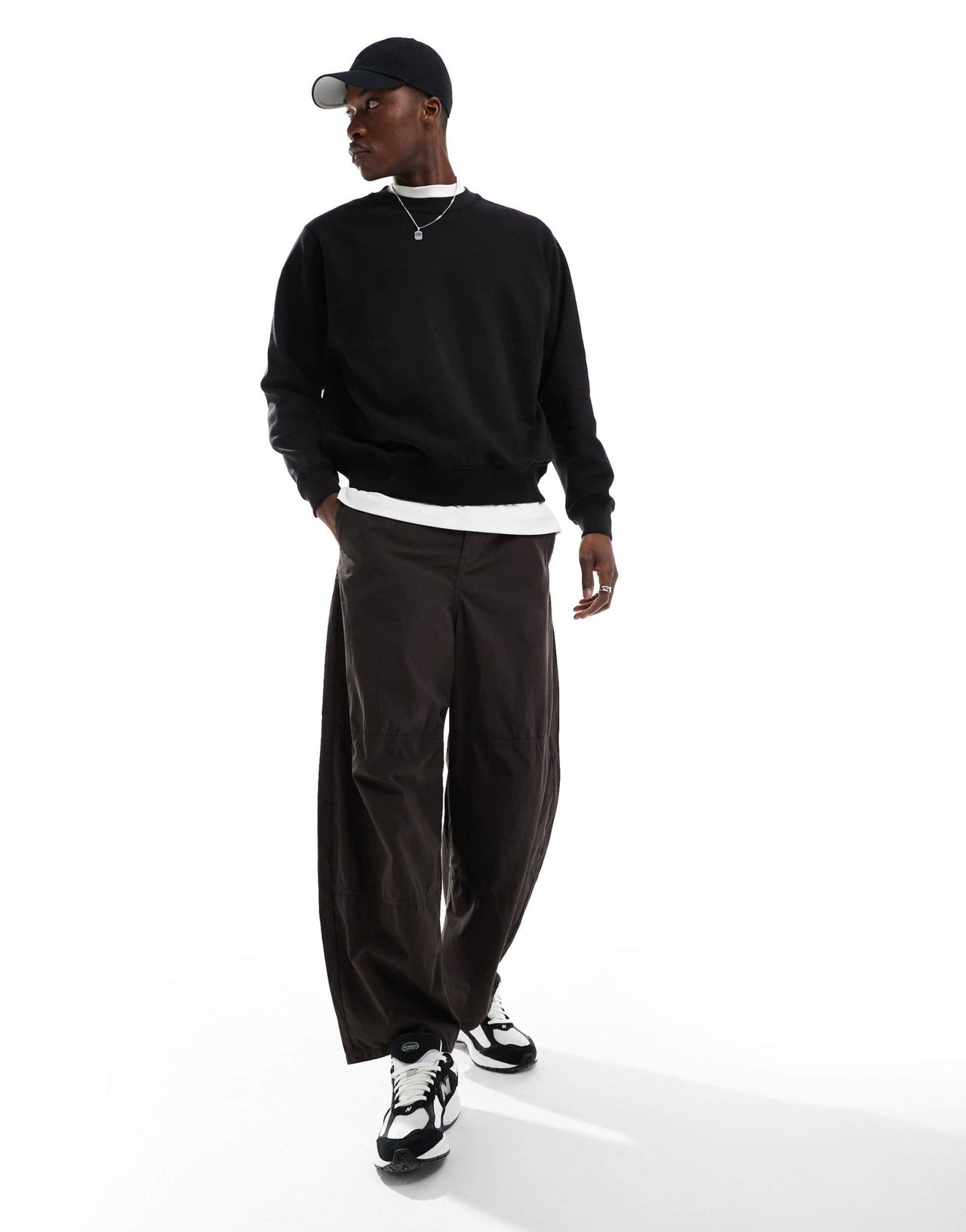 Bershka sweatshirt in black - ASOS Sample Sale EU Store