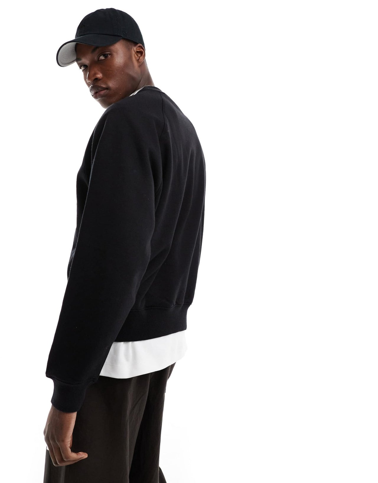 Bershka sweatshirt in black - ASOS Sample Sale EU Store