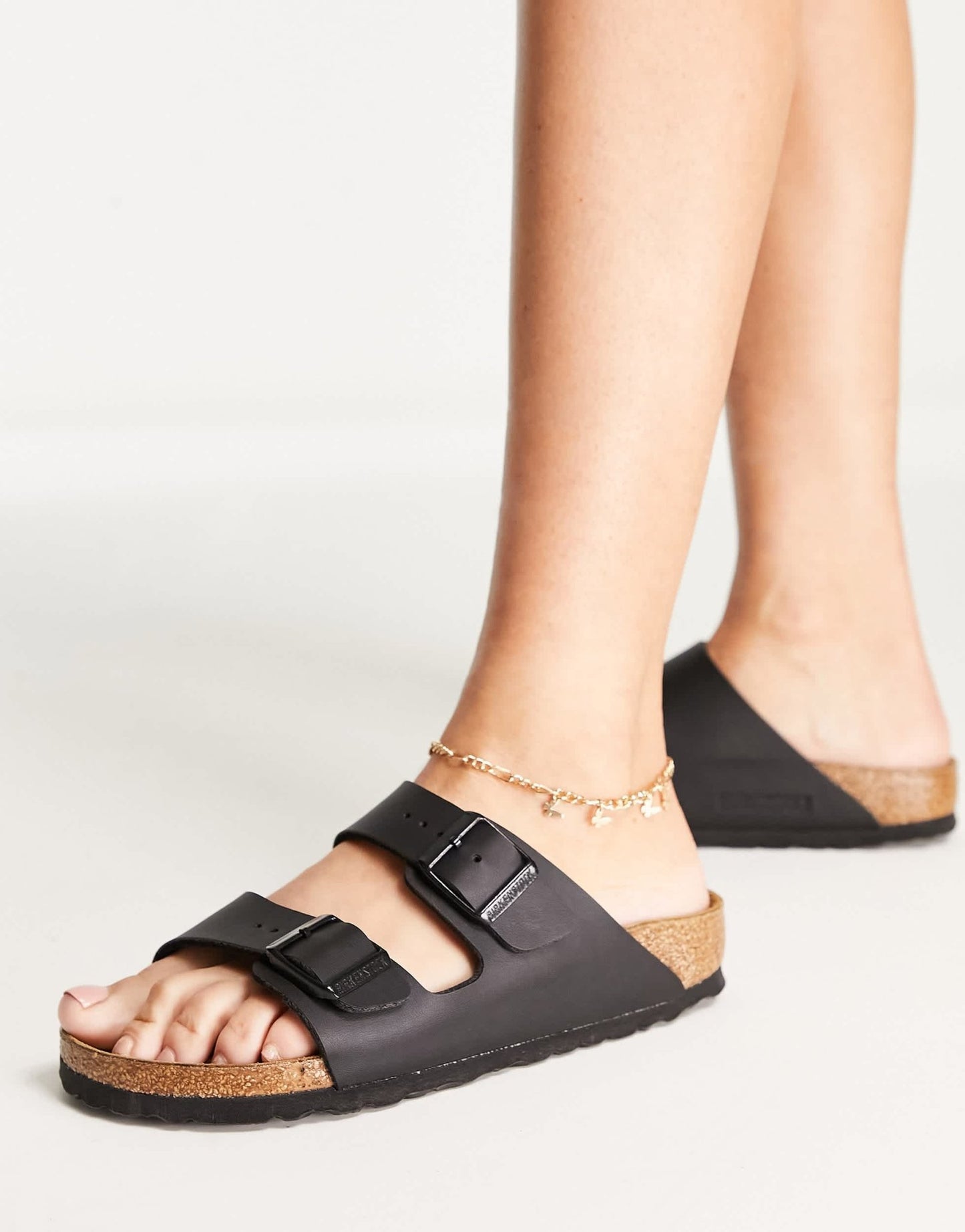 Birkenstock Arizona Birko - Flor sandals in black - ASOS Sample Sale EU Store