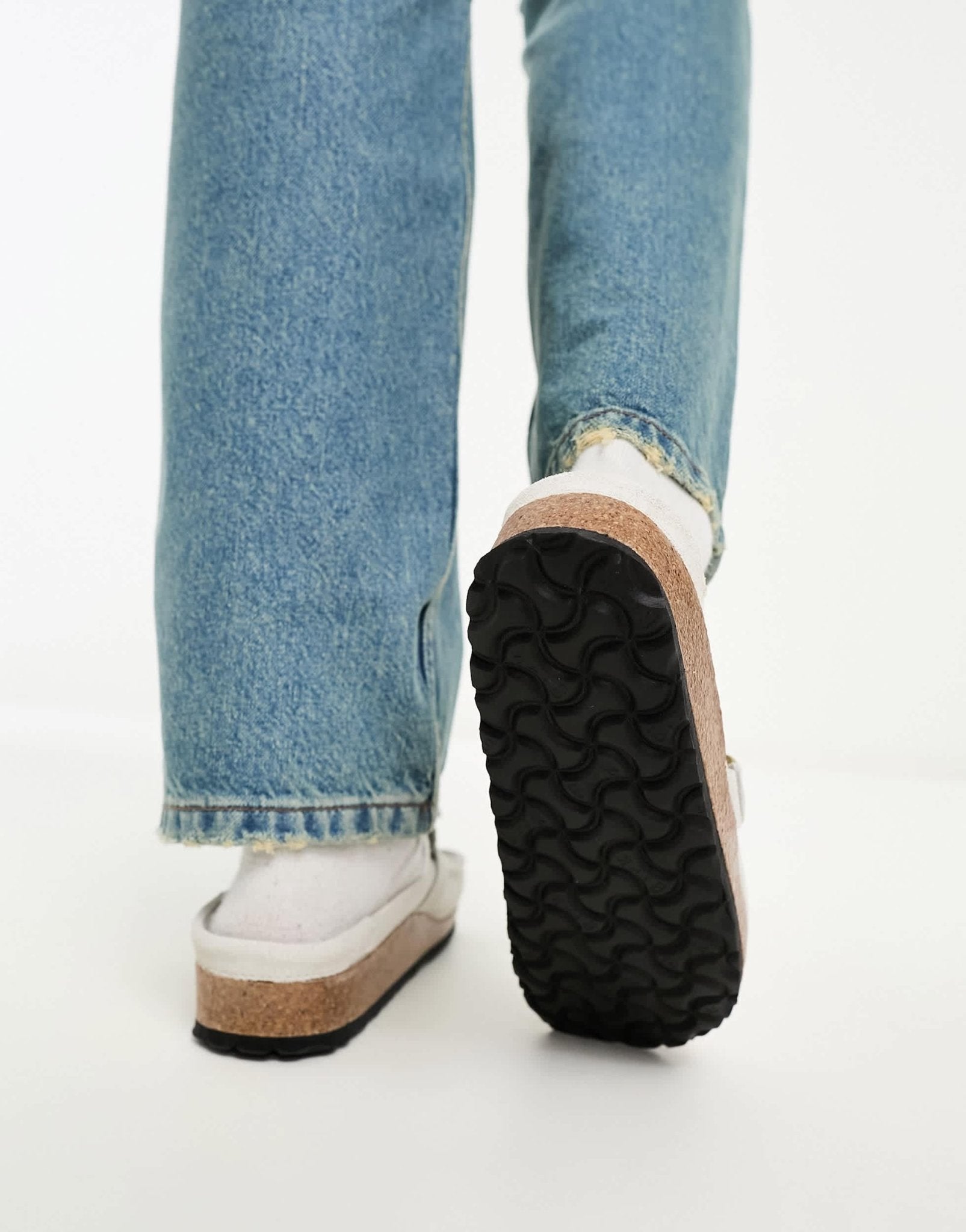 Birkenstock Buckley mules in white corduroy suede - ASOS Sample Sale EU Store