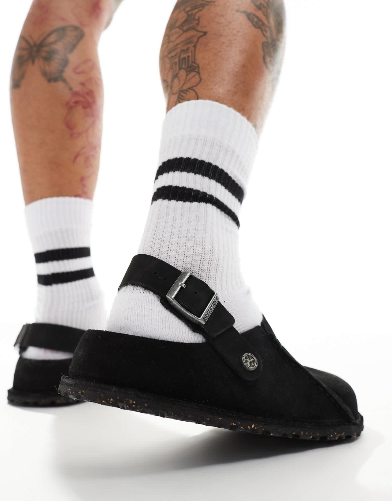 Birkenstock Lutry clogs in black suede - ASOS Sample Sale EU Store