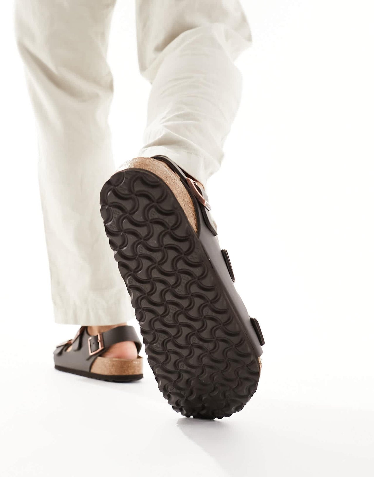 Birkenstock Milano birko - flor sandals in brown - ASOS Sample Sale EU Store