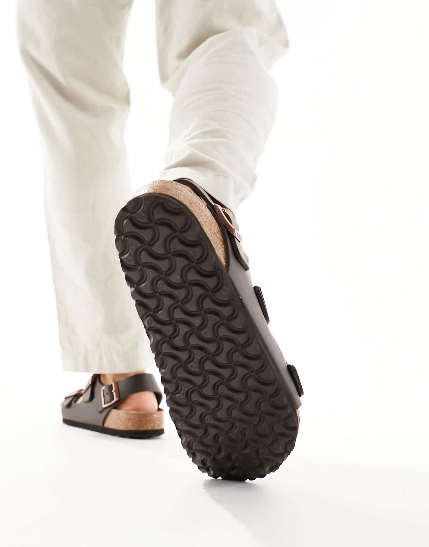 Birkenstock Milano birko - flor sandals in brown - ASOS Sample Sale EU Store