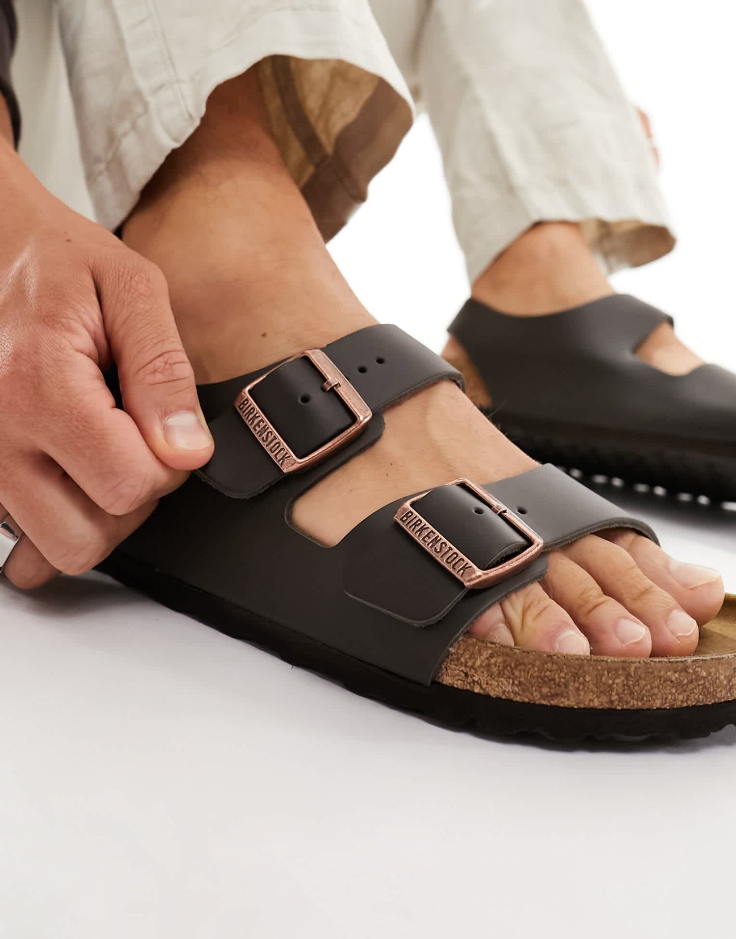 Birkenstock Milano birko - flor sandals in brown - ASOS Sample Sale EU Store