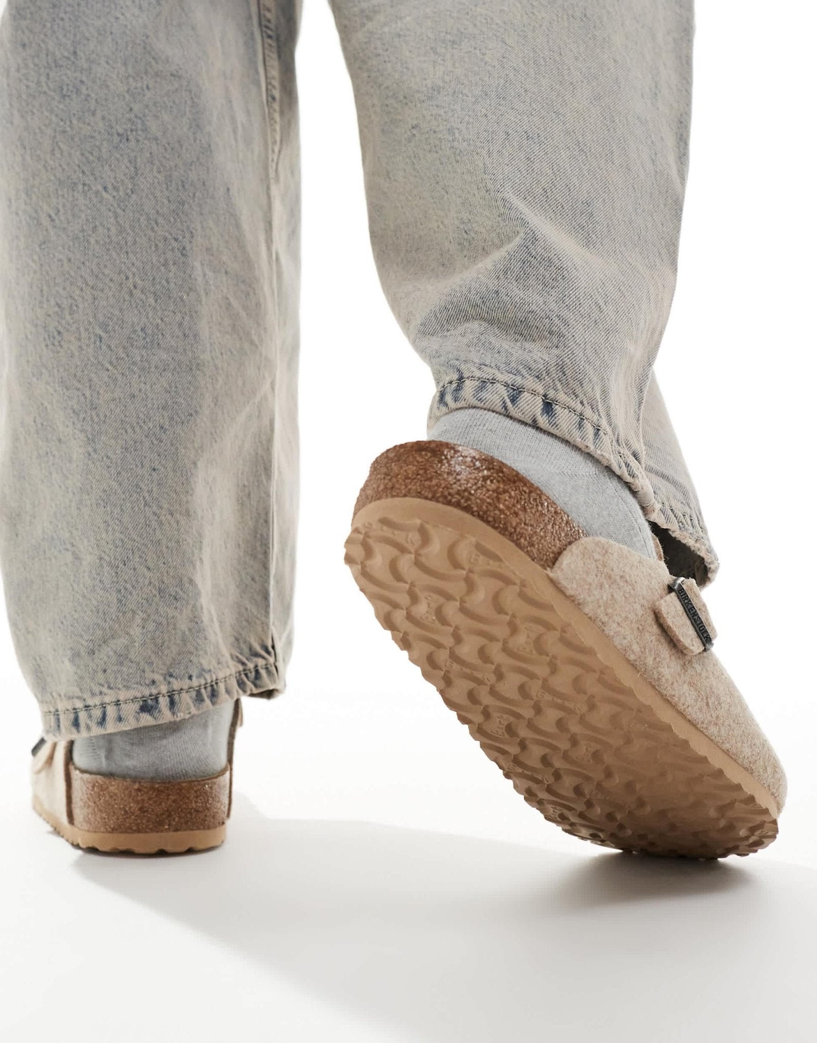 Birkenstock unisex Boston clogs in stone wool - ASOS Sample Sale EU Store