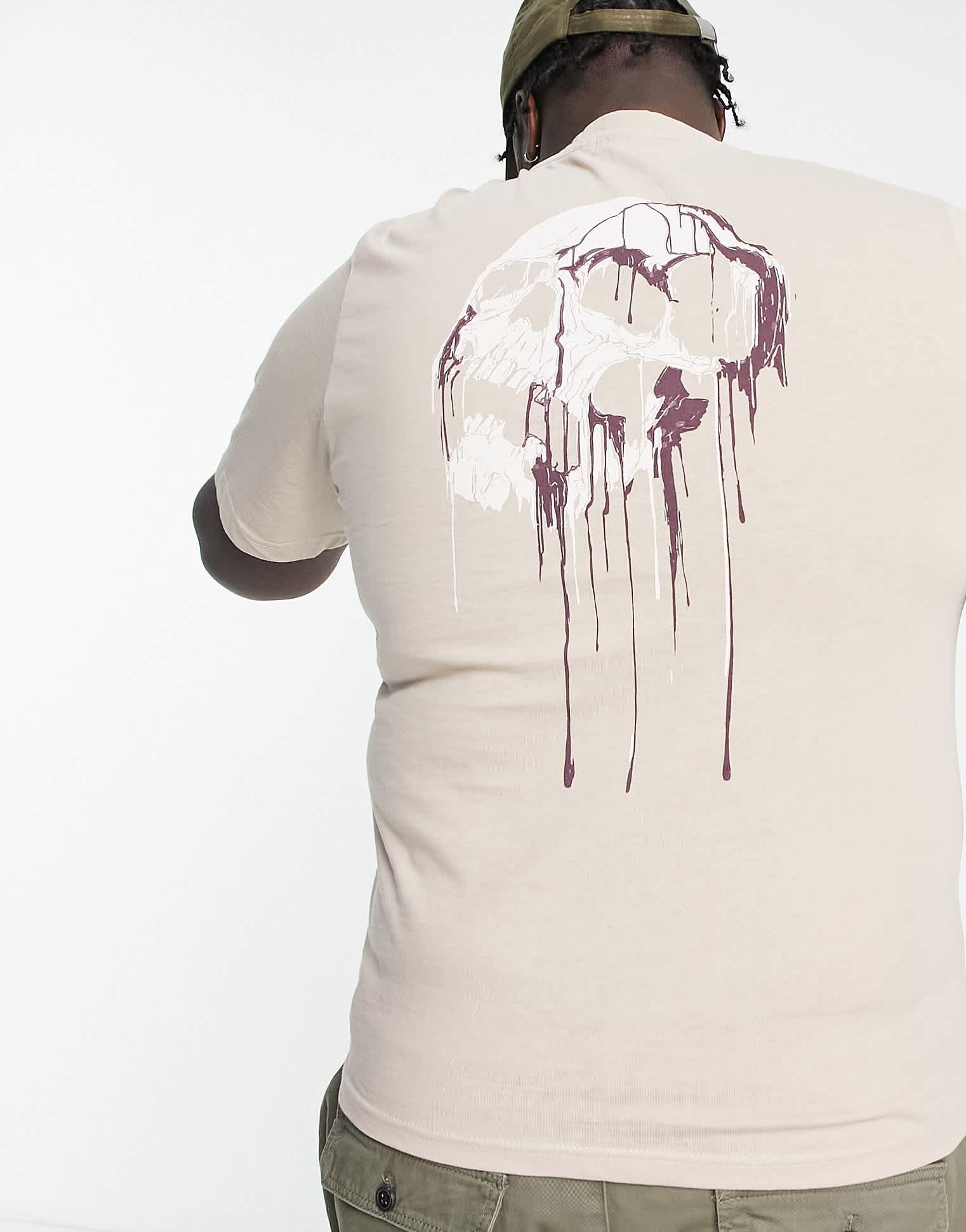 Bolongaro Trevor Plus melting t-shirt in oat - ASOS Sample Sale EU Store