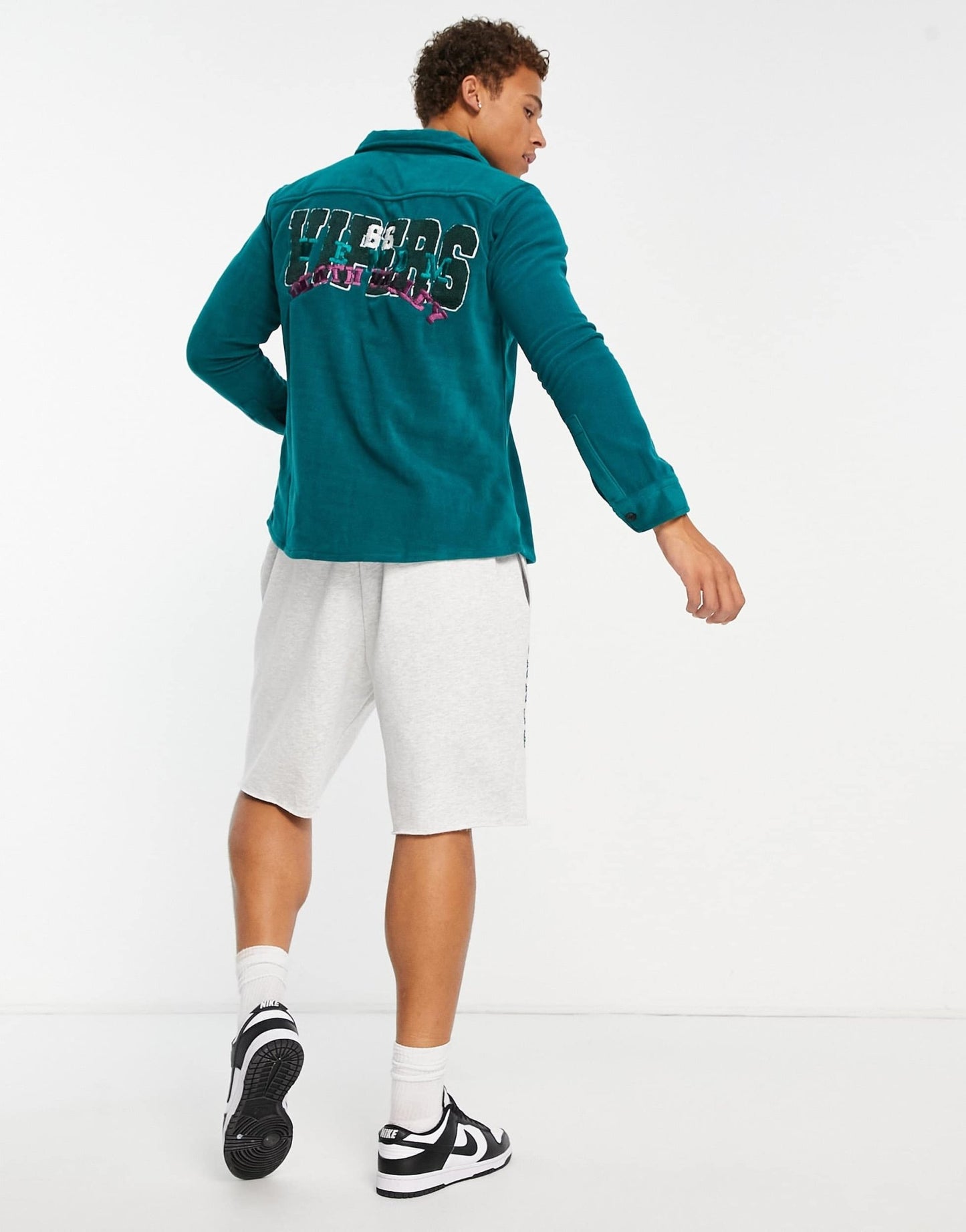 Bolongaro Trevor polo fleece shirt with emboridery in green - ASOS Sample Sale EU Store