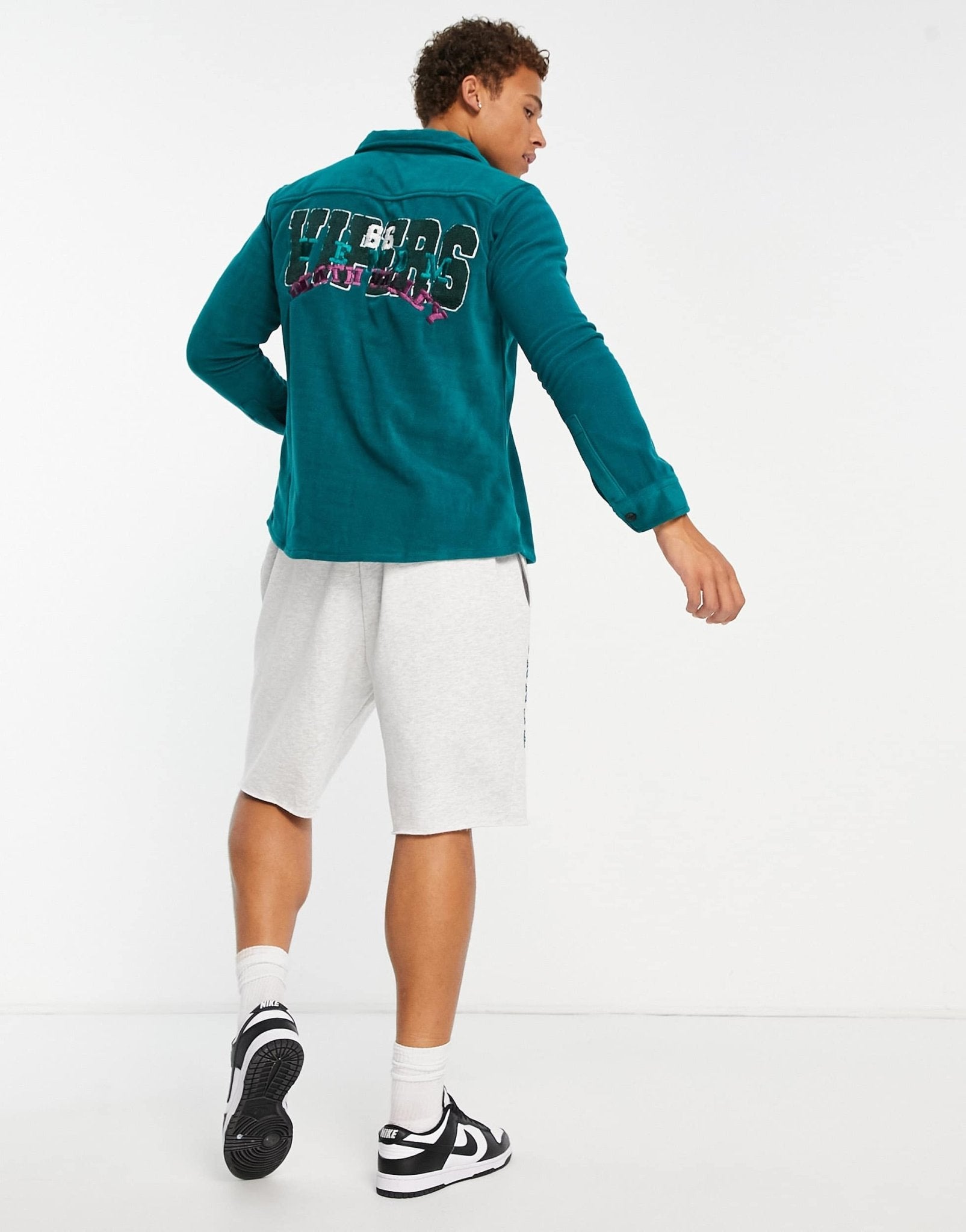 Bolongaro Trevor polo fleece shirt with emboridery in green - ASOS Sample Sale EU Store