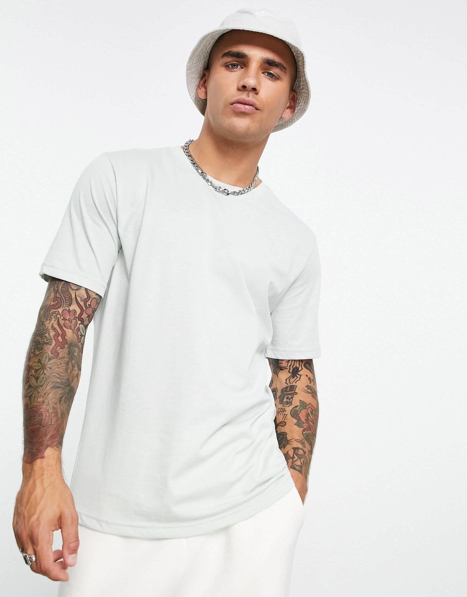 Bolongaro Trevor standard cotton t-shirt in blue - ASOS Sample Sale EU Store