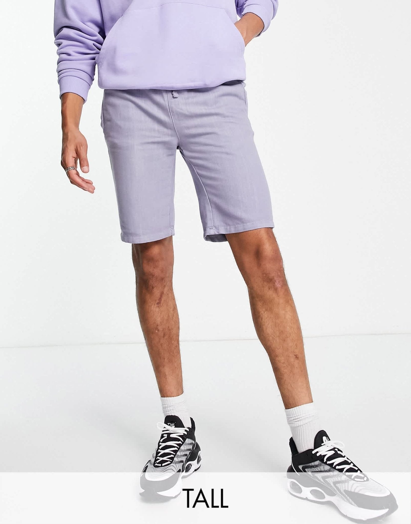 Bolongaro Trevor Tall cord shorts in lilac - ASOS Sample Sale EU Store