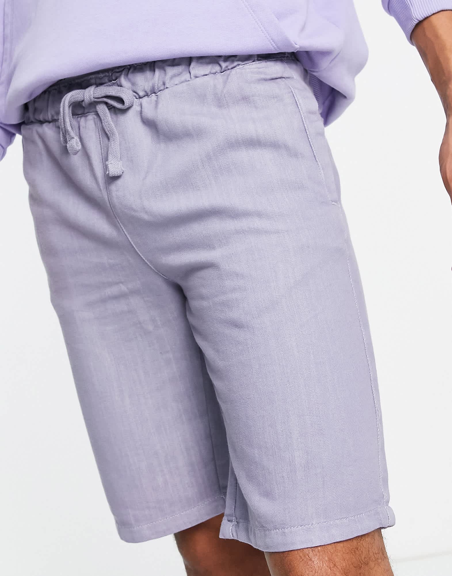 Bolongaro Trevor Tall cord shorts in lilac - ASOS Sample Sale EU Store