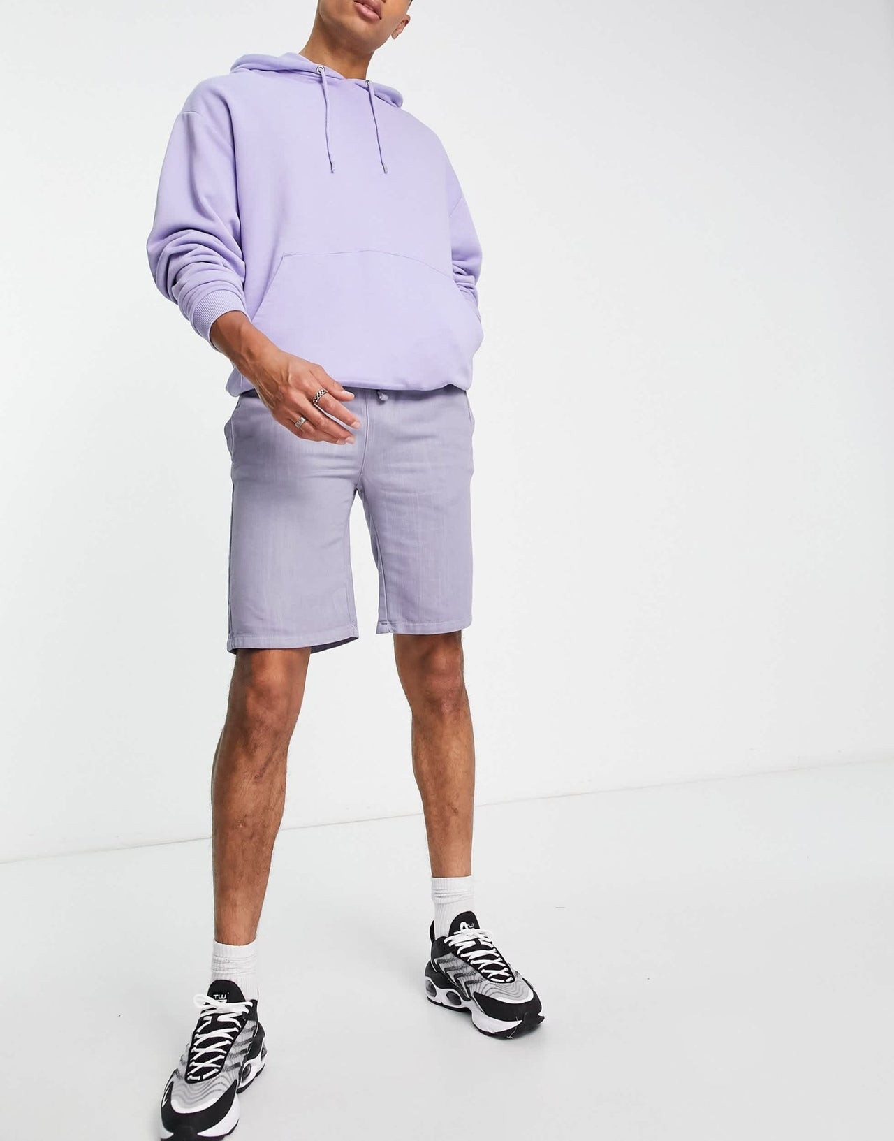 Bolongaro Trevor Tall cord shorts in lilac - ASOS Sample Sale EU Store