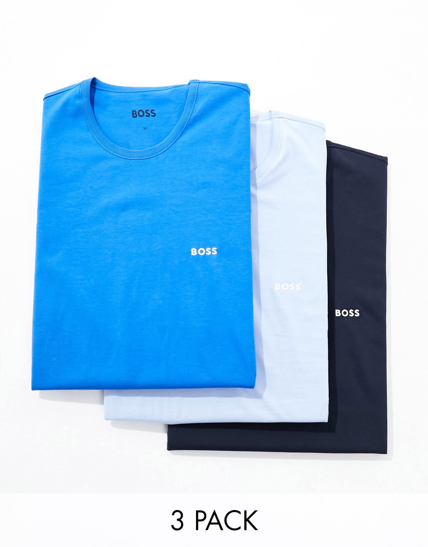 Boss Bodywear 3 pack classic t-shirt in multi - ASOS Sample Sale EU Store