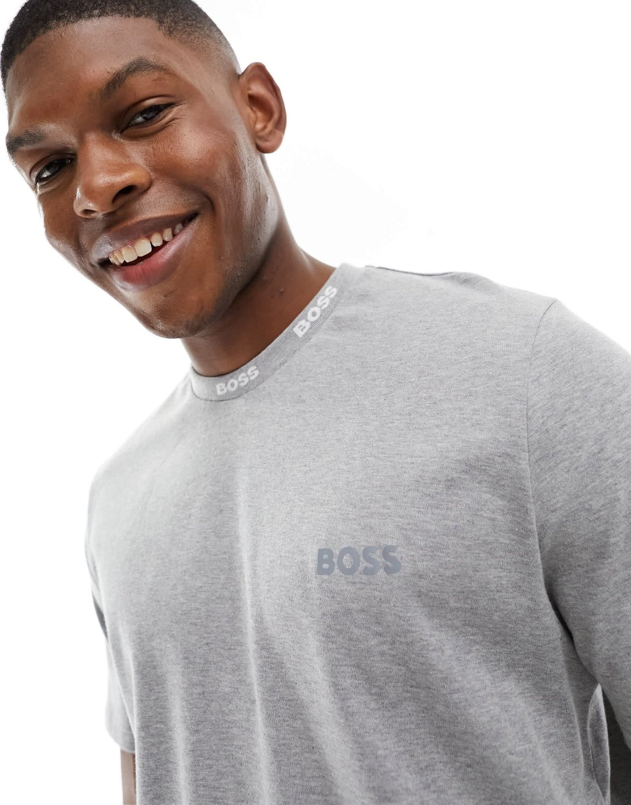 Boss Bodywear relax t-shirt in grey - ASOS Sample Sale EU Store