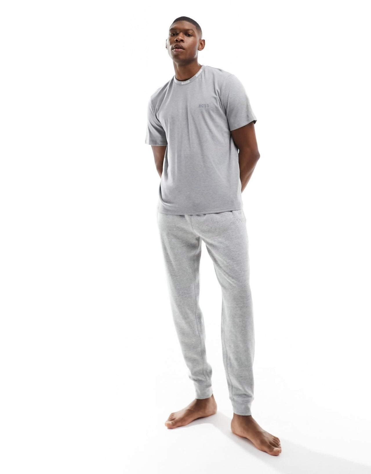 Boss Bodywear relax t-shirt in grey - ASOS Sample Sale EU Store