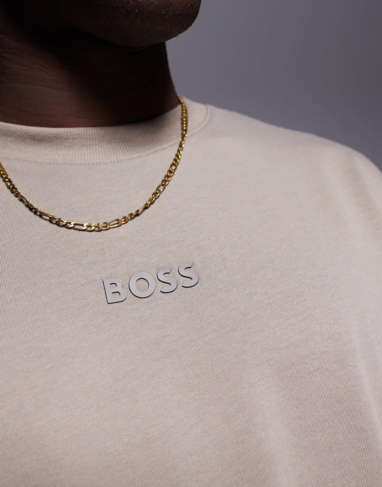 BOSS Green 10 central logo t-shirt oversized fit in mid green - ASOS Sample Sale EU Store