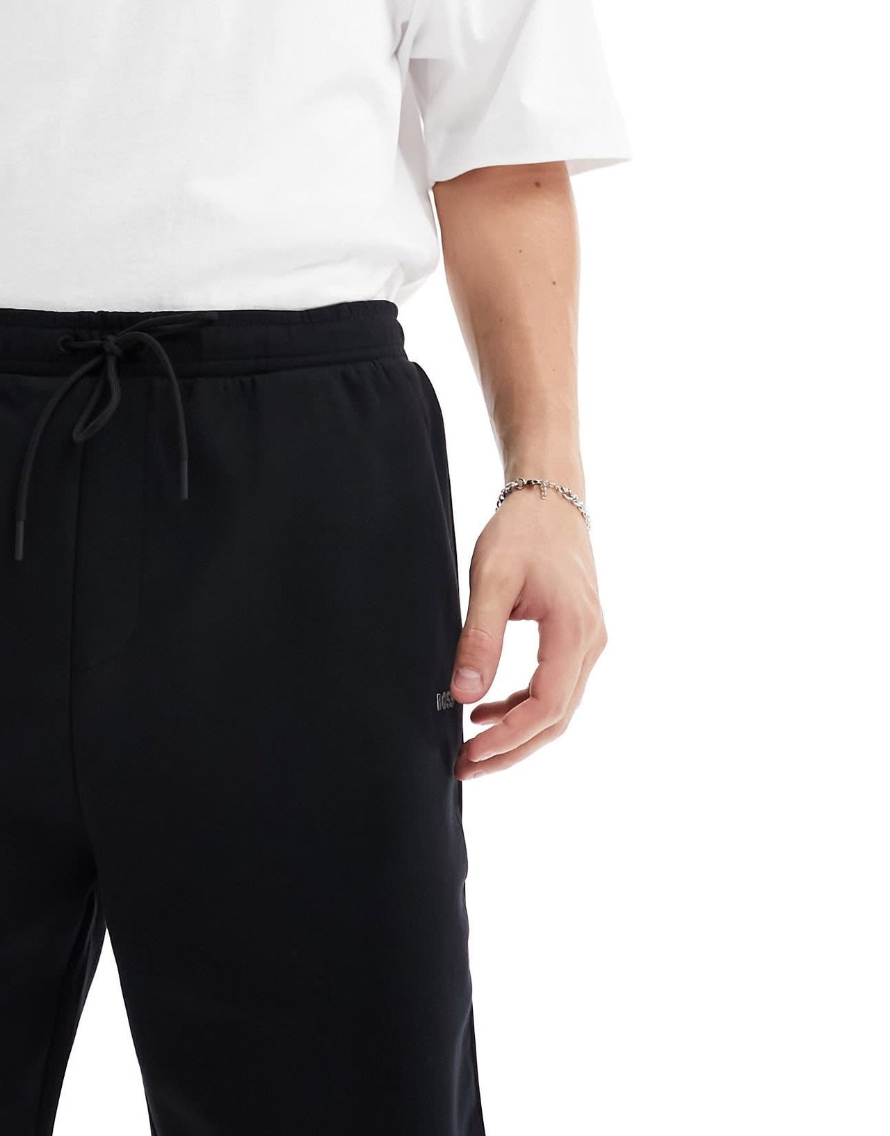 BOSS Green Headlo logo shorts in black - ASOS Sample Sale EU Store