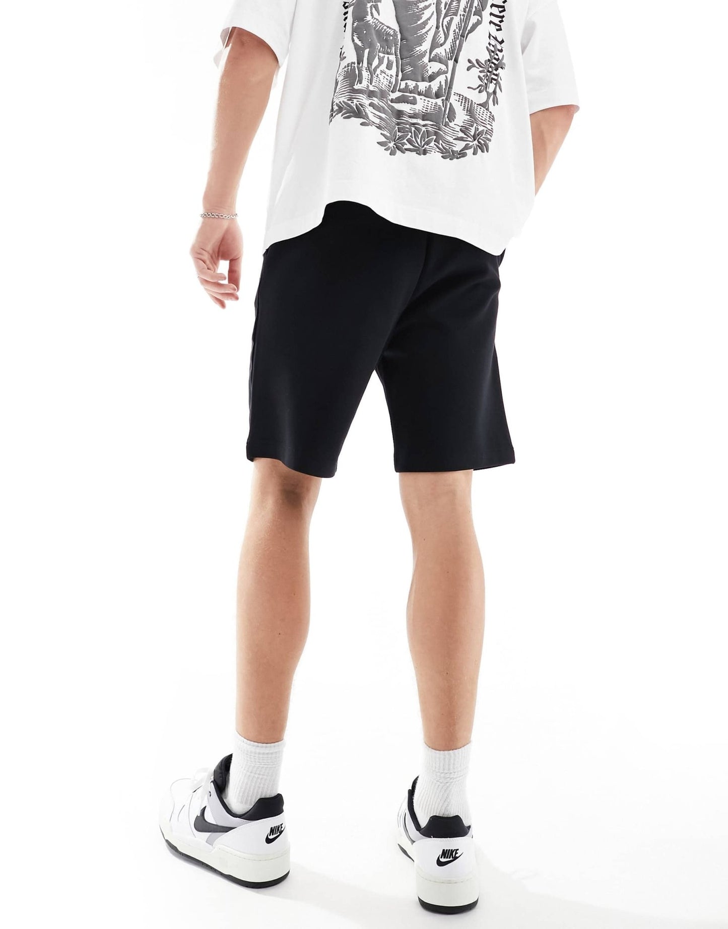 BOSS Green Headlo logo shorts in black - ASOS Sample Sale EU Store