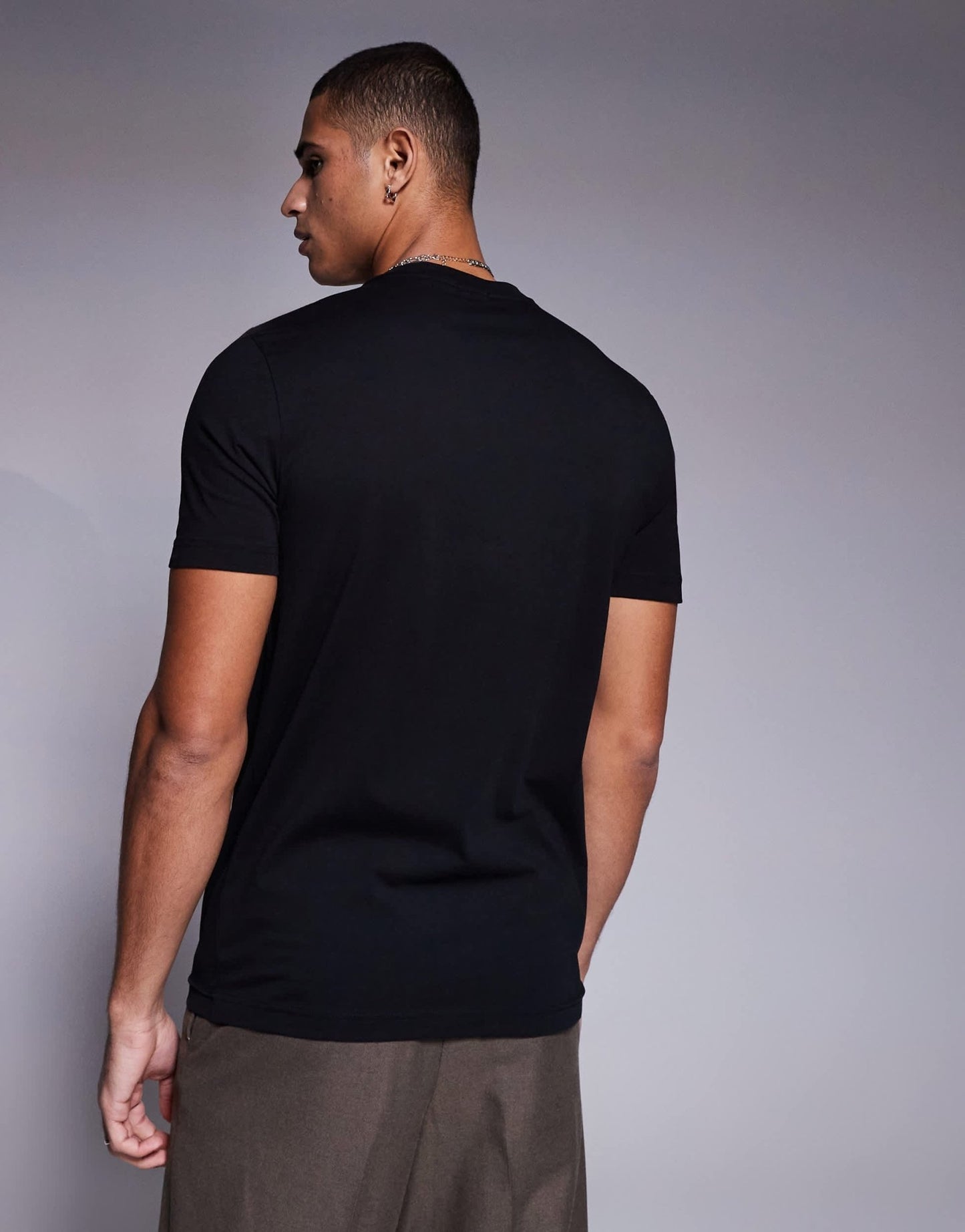 BOSS Green logo t-shirt regular fit in black - ASOS Sample Sale EU Store