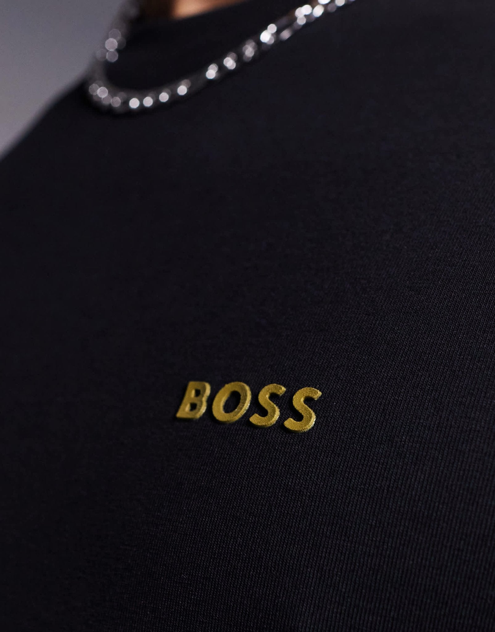 BOSS Green logo t-shirt regular fit in black - ASOS Sample Sale EU Store