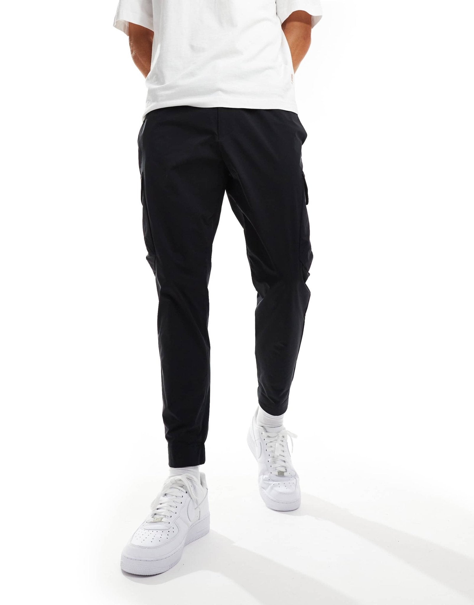 BOSS GREEN t - urbanex cargo trousers in black - ASOS Sample Sale EU Store
