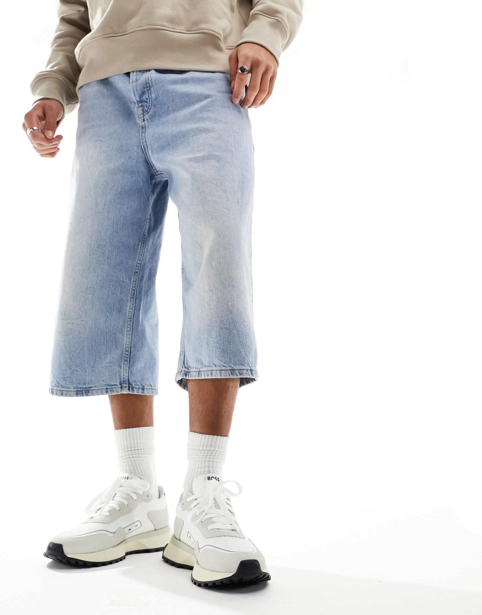 BOSS jonah runn trainers in white - ASOS Sample Sale EU Store