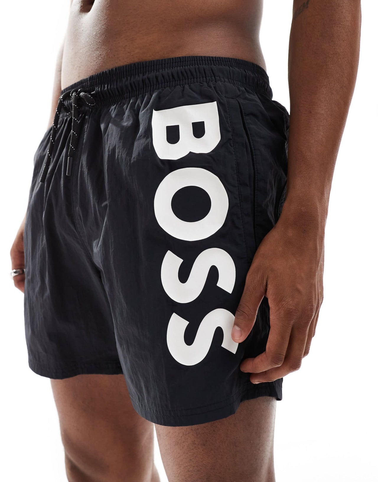 Boss Octopus swim short in black - ASOS Sample Sale EU Store