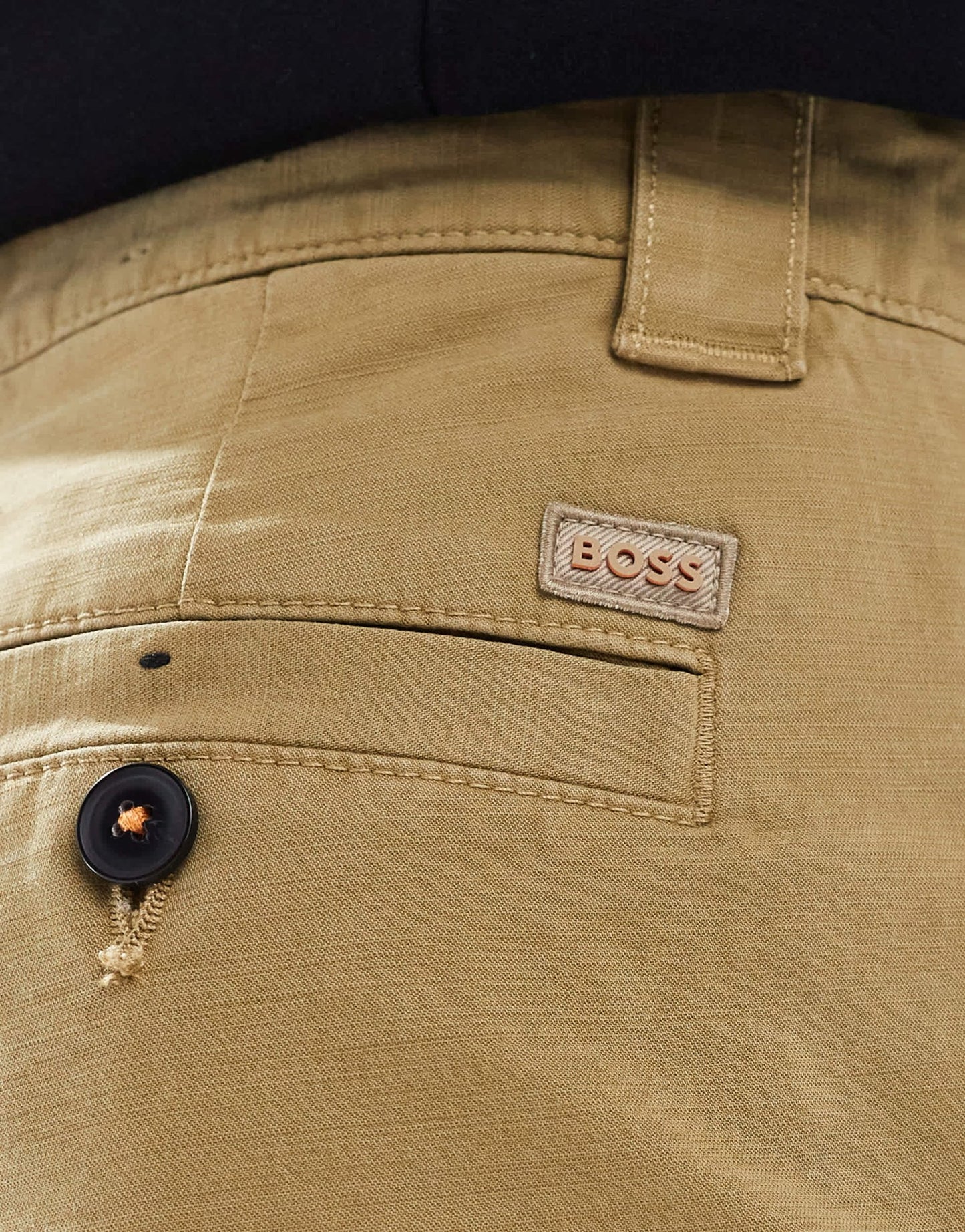 BOSS Orange Chino - Straight cotton trousers straight fit in beige - ASOS Sample Sale EU Store